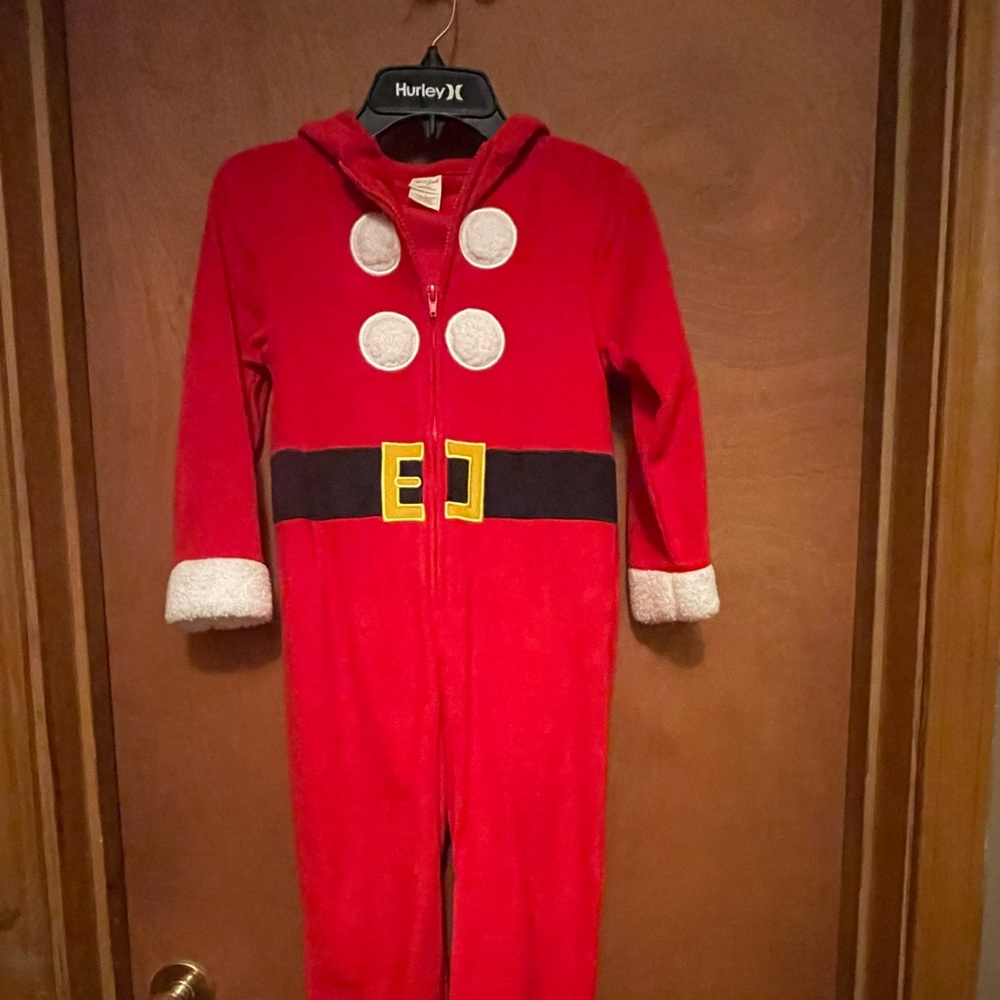 Santa onesie size 5
